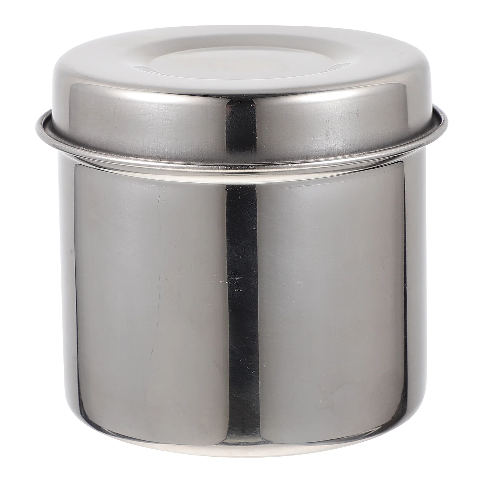 

Ointment Jar Storage Cobtainer Cotton Ball Holder Dressing Stainless Steel Unguent