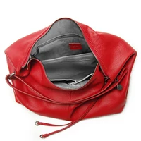 Zency-Sac Hobo en Cuir group pour Femme, Sac à Main à Pompon Blanc, Sac à Bandoulière Rouge Classique, Sac à Main initié Lady, 100%, 2024 6