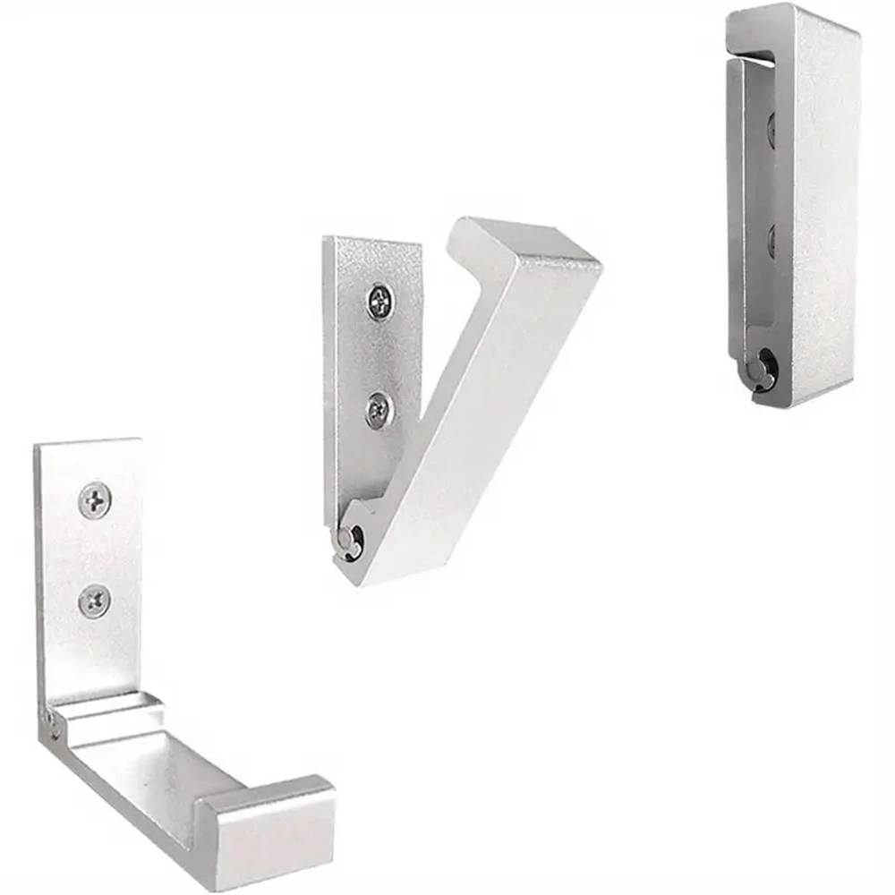 Description Picture 2 of itemBathroom Facilities 4pcs Folding Coat Hook Wall Hanging Bathroom Cloakroom Gadgets Hanging Towel Hat Bag Fitness Equipment