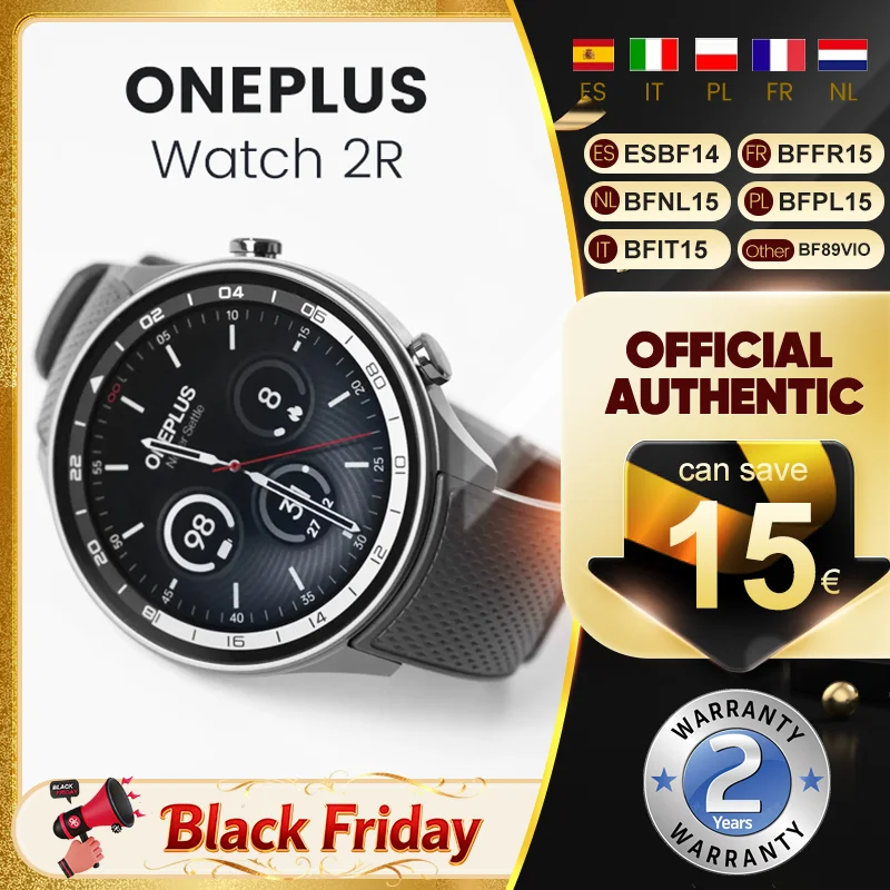 Smartwatch OnePlus Watch 2R z EU za $117.67 / ~440zł