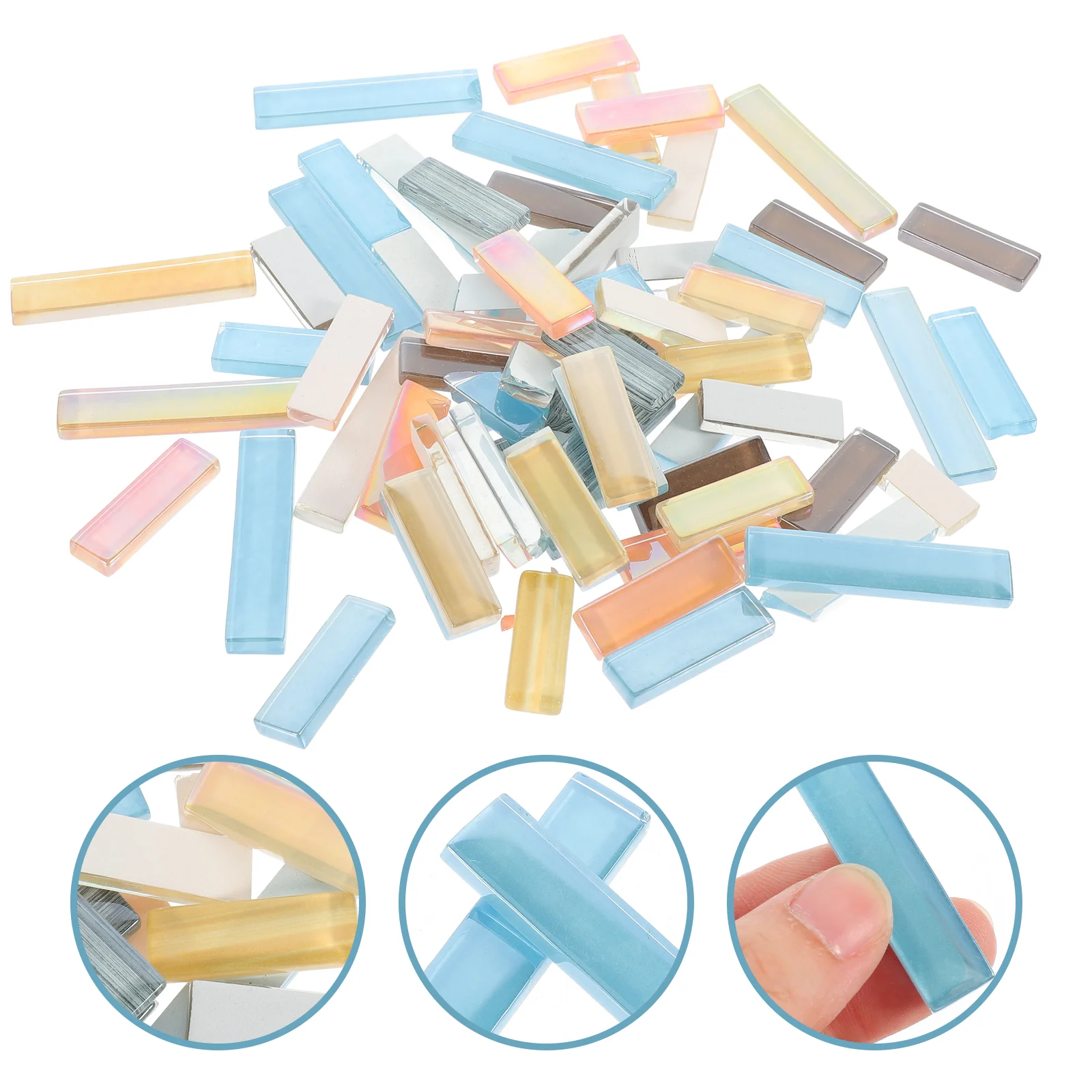 

Mosaic Decorative Tiles Assorted Color Supplies For Craft Projects Crystal Jewlery