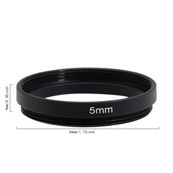 Macro Focusing M42 Extension Tube Ring Set - Adjustable Lens Mount Adapter (5mm)