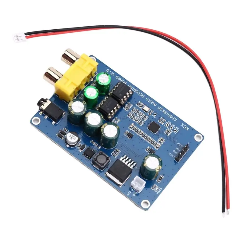 JABS-ES9018K2M DAC 디코더 보드용 I2S Hi-Fi 오디오 디코더 보드용 오디오파일 등급 디코더 보드