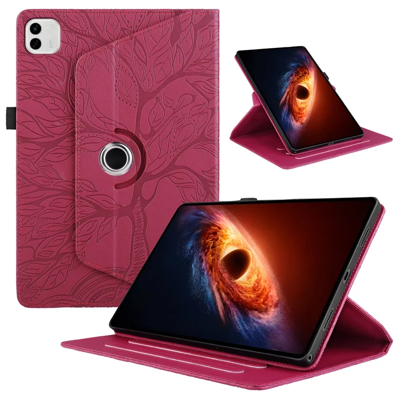 Embossed 360° Rotating Stand Tablet Case Cover