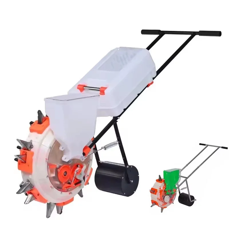 Hand Pushed Peanuts Soybeans Roller Planter Hand Pushed Seeder Corn and Grains Precision Seeder Planter for Corn