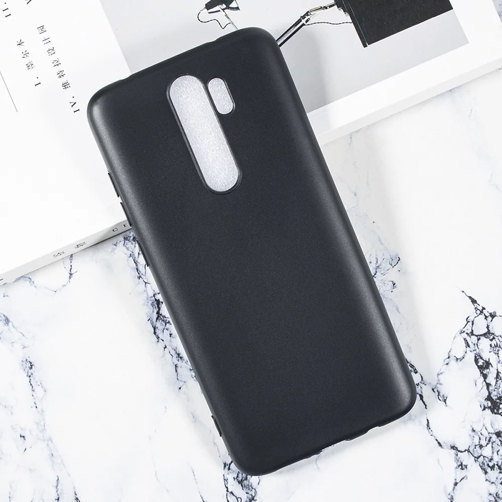 Black Soft Silicone Funda For Xiaomi Redmi Note Pro Case