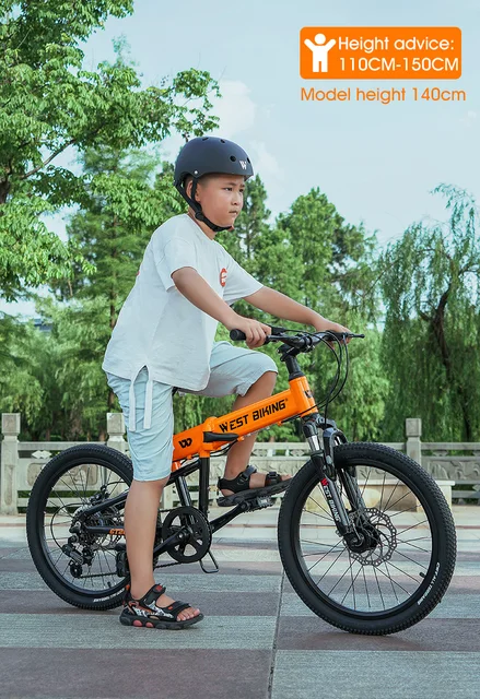 WEST BIKING Foldable 20 Inch Kids Mountain Bike Boy Girl Youth