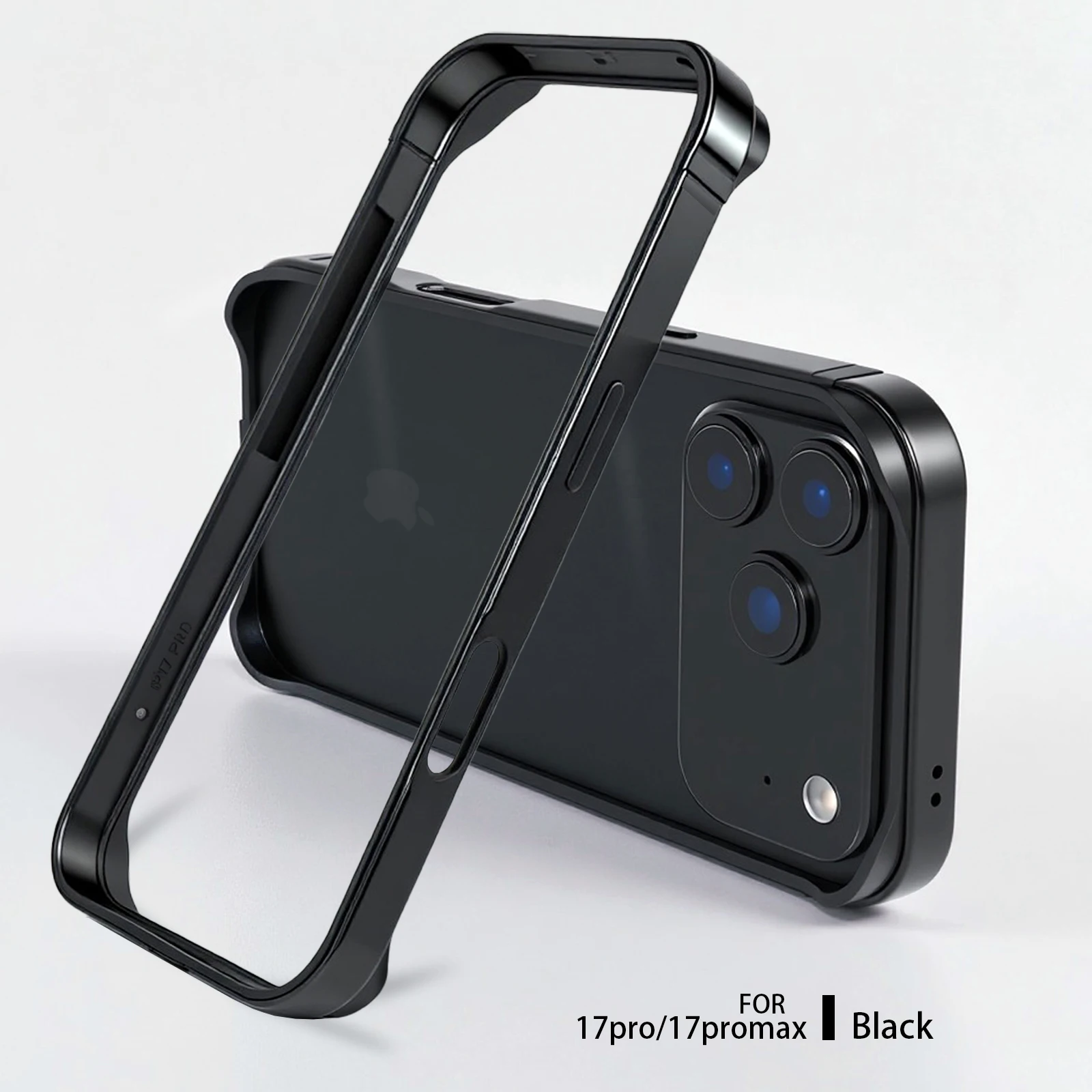 Aluminium Alloy Shockproof Metal Bumper Case with Silicone Armor Corners