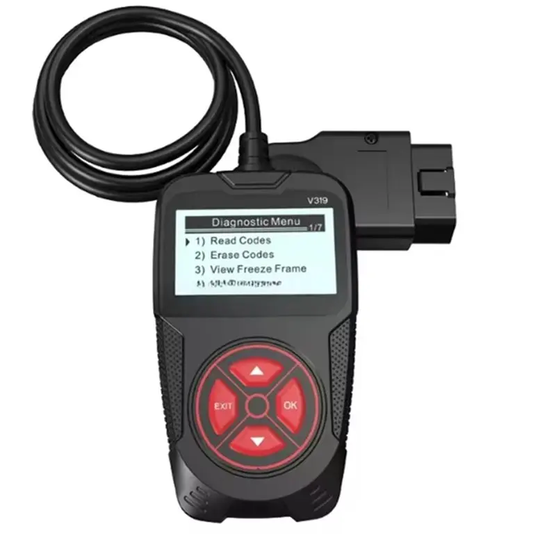 A08E-휴대용 코드 리더 V319 코드 리더 자동차 고장 진단 도구 / OBD2 자동차 진단 도구