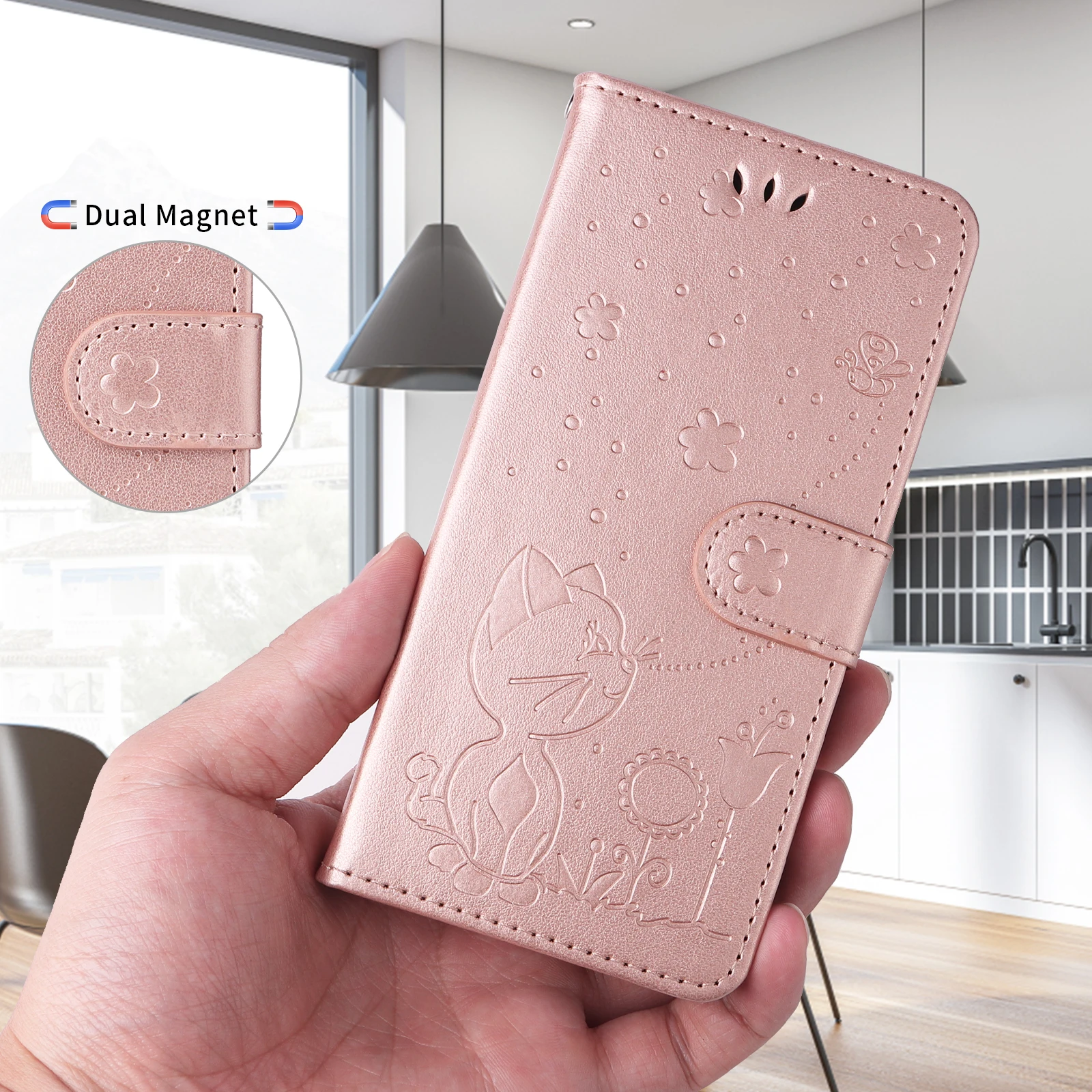 Leather Wallet Phone Case - Sleek and Stylish Protection