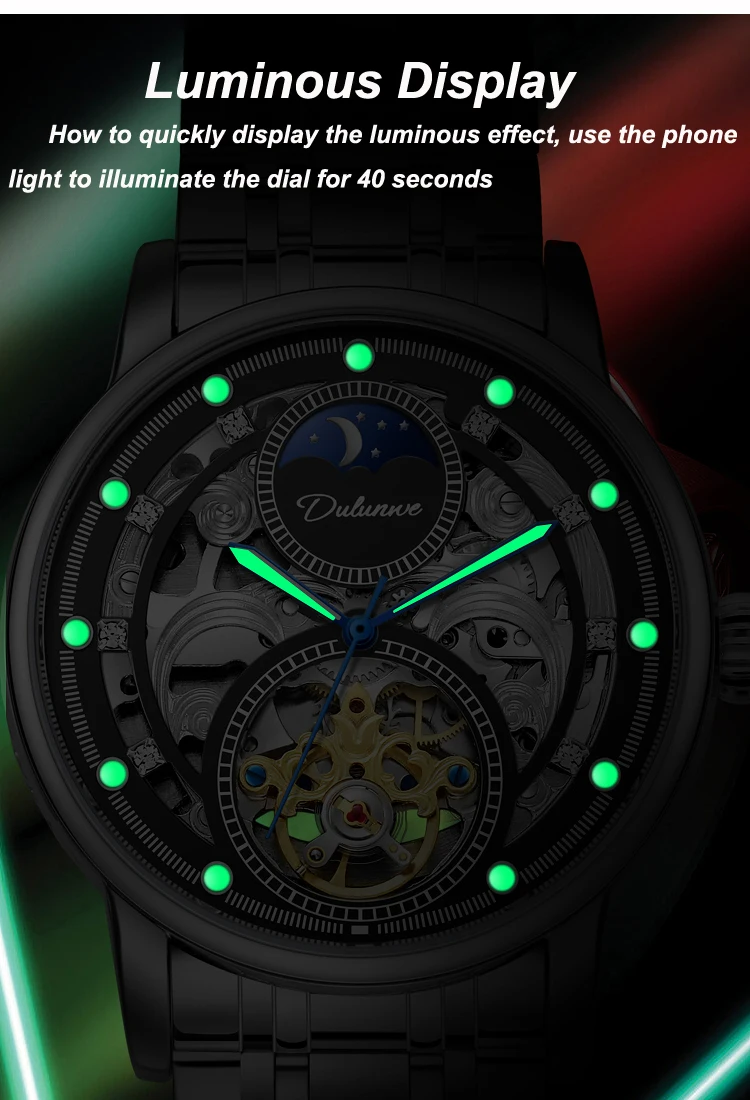 Vīriešu es ūdensizturīgs automātiskais mehāniskais plaukstas vīriešu tops luksusa Tourbillon sporta pulkstenis vīriešu s_voghion.com