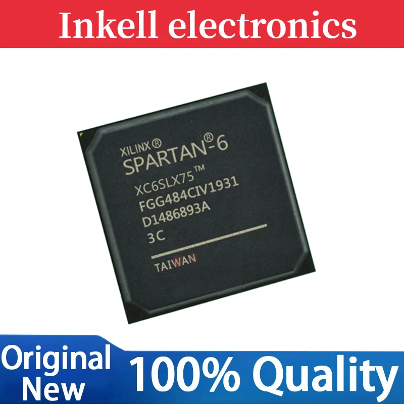 

100% New XC6SLX75T-2FGG484C Chipset Integrated circuit electronic components