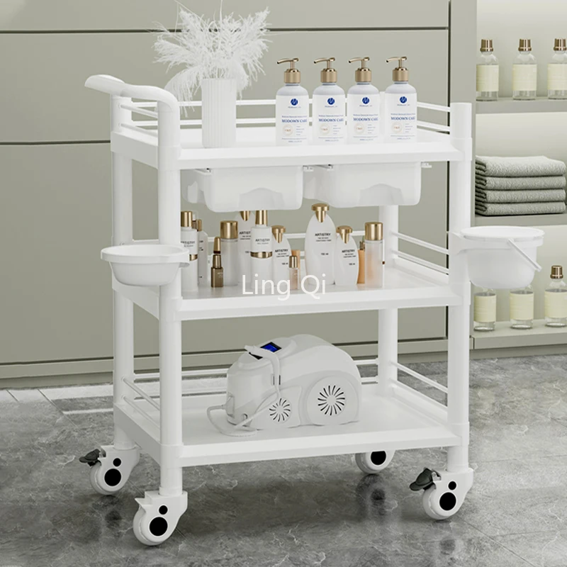 

Modern High Quality Trolleys Makeup Salon Waterproof Kitchen Cart Apartmen Free Shipping Werkzeugwagen Living Room Furniture