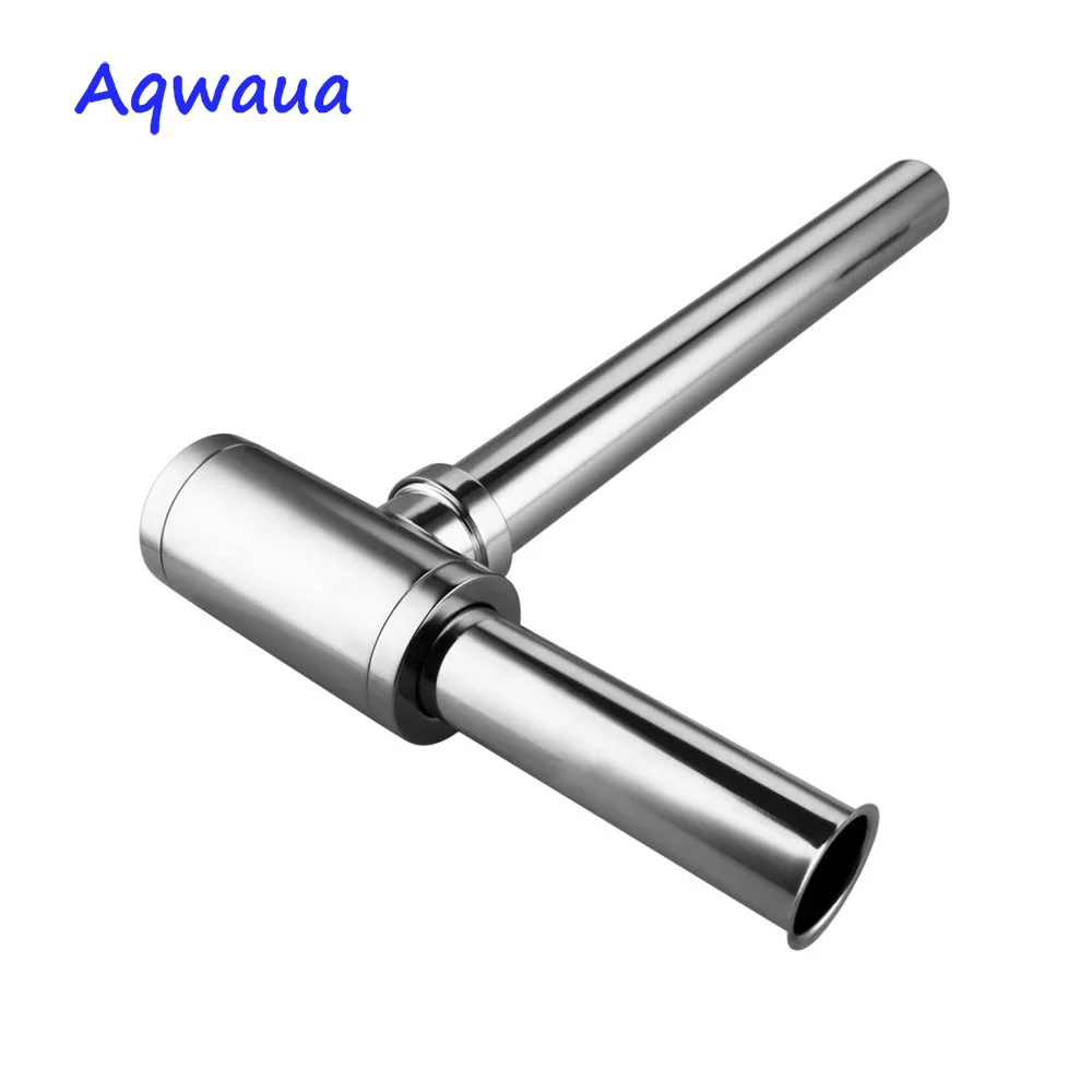 Aqwaua Bathroom Vanity P-Trap Drain Stainless Steel Sink Bottle Trap Accessory for Plumbing Fixtures