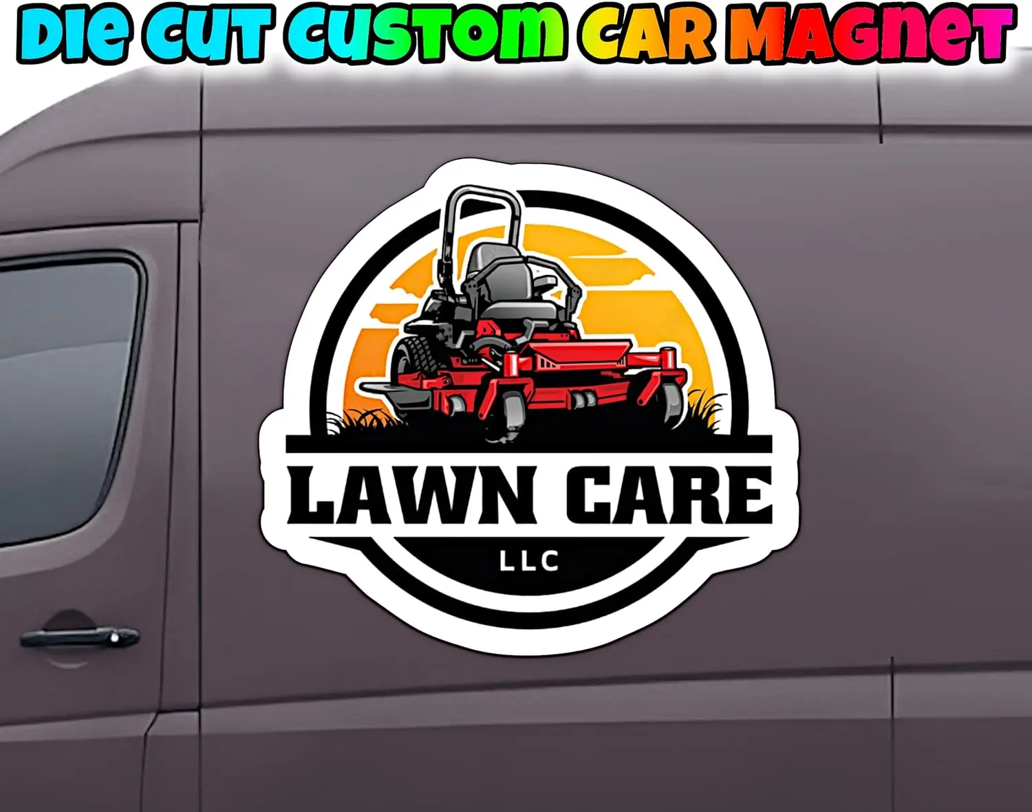 Gestanztes benutzer definiertes Automagnet-Logo | personal isiertes Logo für Ihren PKW LKW | Fördern Sie Ihren Geschäfts fahrzeu – Detail 3