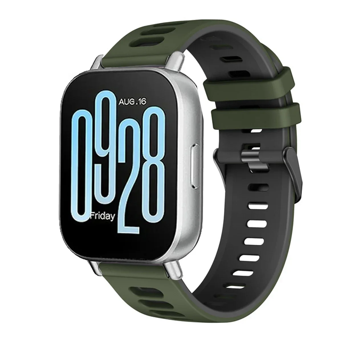 Silicone Sport Wristband - 22mm Strap Accessory in Various Colors