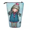 Gorjuss Gymnastics Design Pen Box Student School Zipper Pen Bag Child Stationery Bag Pencase Vertical Retractable Pencil Case 1
