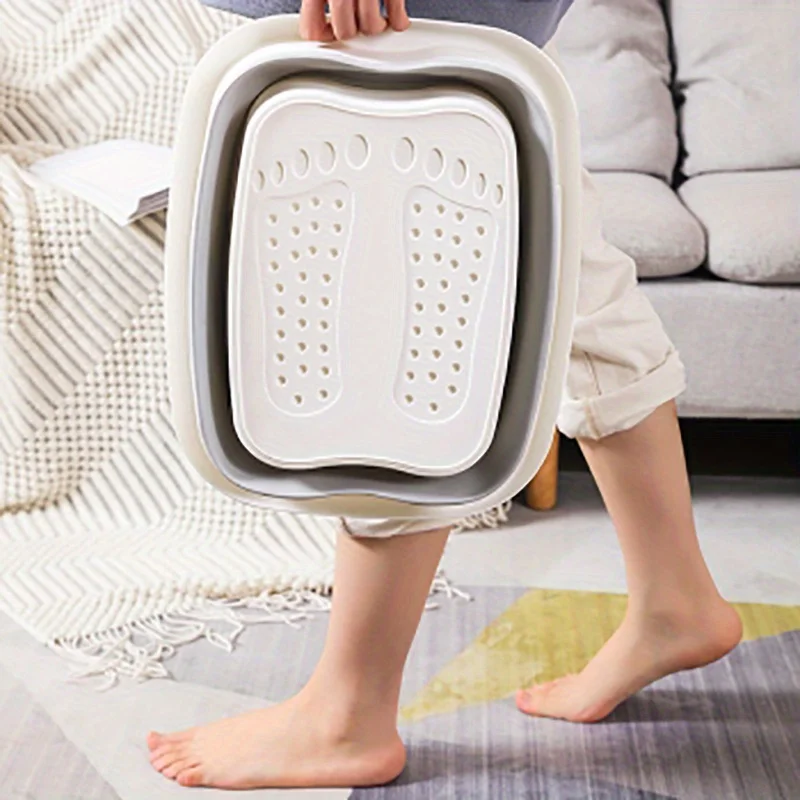 Footbath Massage Bucket Spa Foot Bath Bucket Household Soaking Folding Basin Sauna Bathtub Pedicure Foldable Bath Bathtub