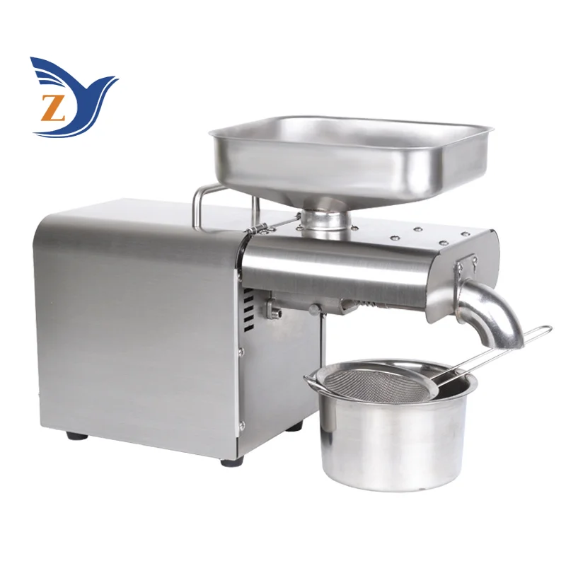 Oil Pressers Machine Kitchen Seeds Sunflower Sesame Coconut Peanut Vegetable Bean Hot Cold Home Commercial Extraction Maker 3