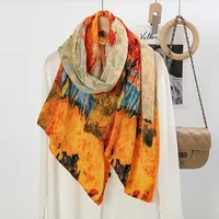 Fashion Women Print Pleated Muslim Hijab Turban Islamic Long Scarf Foulard Headwrap Shawl Scarves Stole Headband Femme 180*40cm