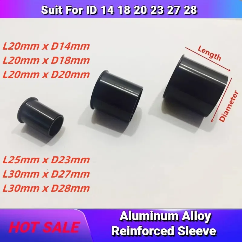 

Carbon Fiber Tube Aluminum Alloy Reinforced Sleeve suit for ID 14 18 20 23 27 28