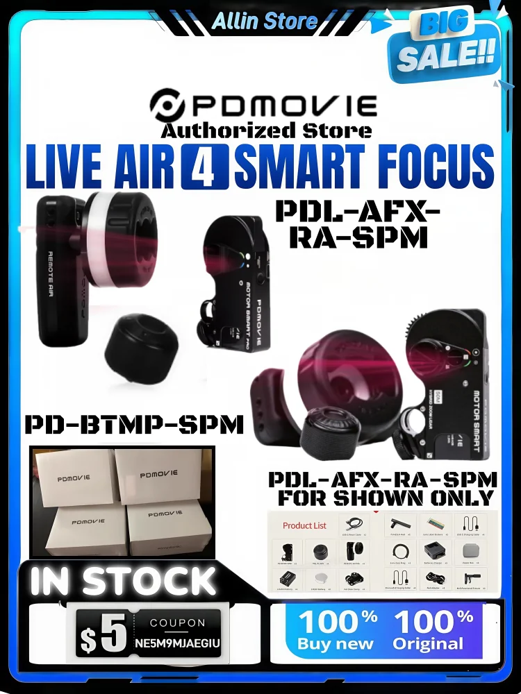 STOCK】PDMOVIE LIVE AIR 4 SMART Follow Focus of LiDAR Focus