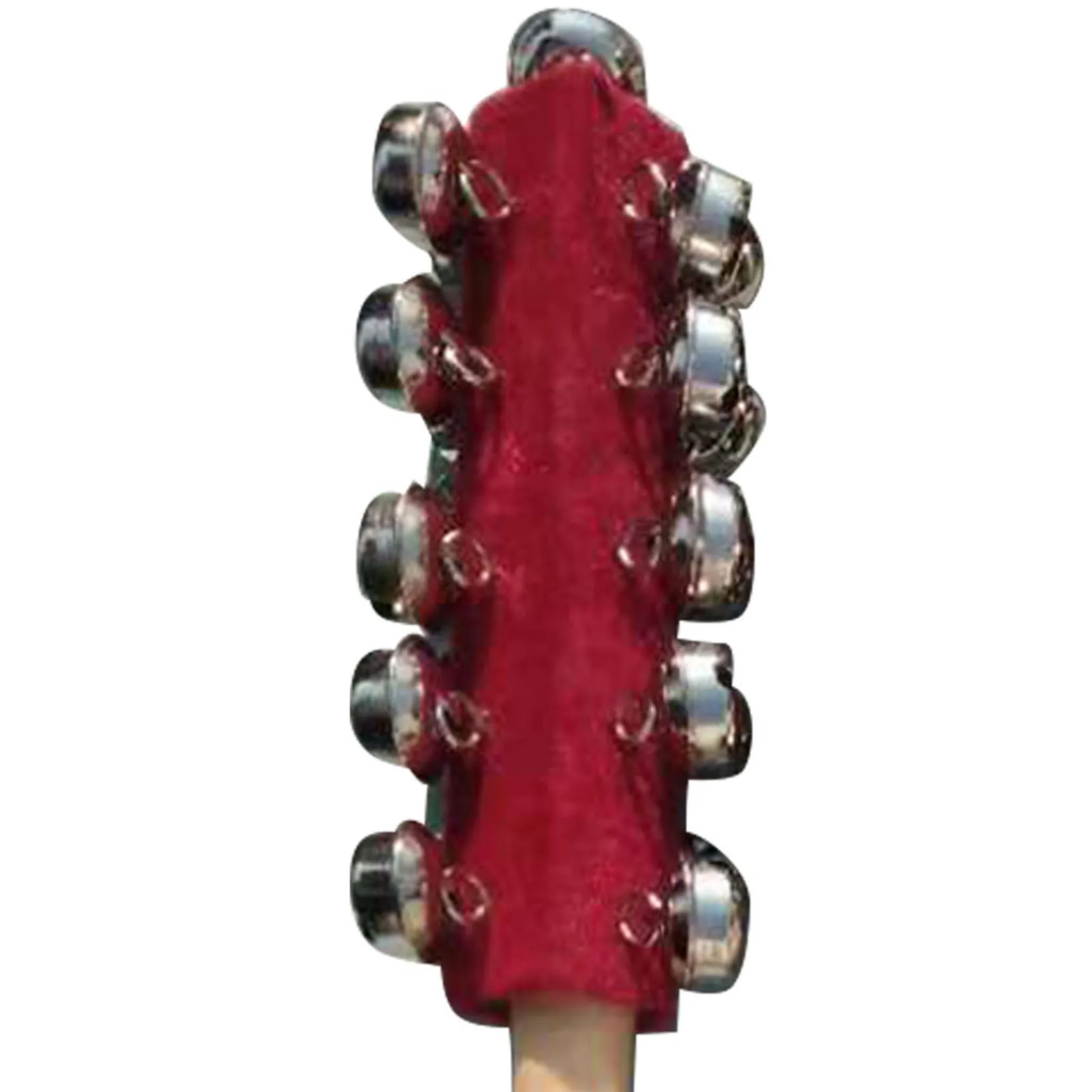 Jingle Rattle Bell Wooden Handle Bell Stick Shaker Hand Jingle Toy For Kids Children 21pcs