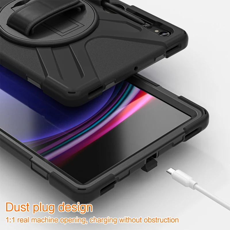 Heavy Duty Shockproof Kickstand Silicone Tablet Cover