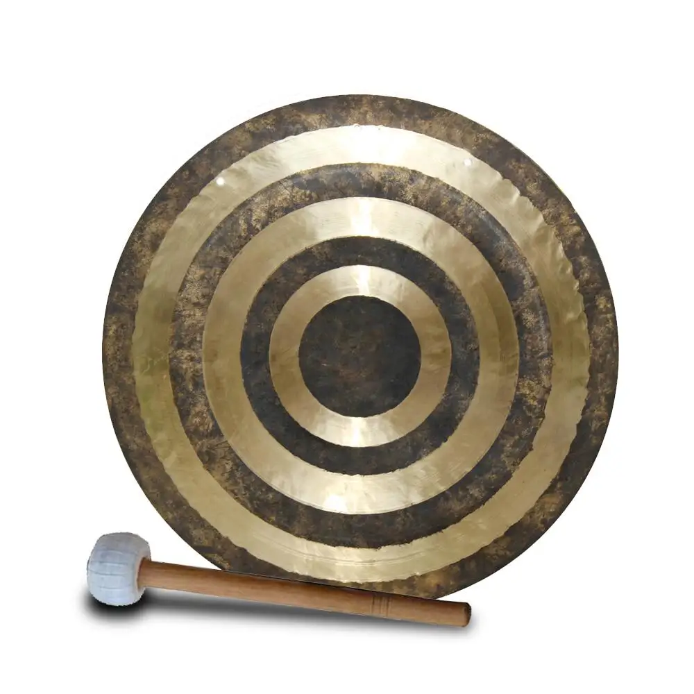 Arborea 14" Wind Gong 35cm Deep wave/Lotus/Taichi/Sun/Eclipse Feng gongs Gong Healing Best Choice chinese gong instrument