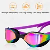JSJM Adult Professional Anti-Fog HD Swim Goggles UV Protection Swimming Goggles Men Women Adjustable Silicone Swimming Glasses 3