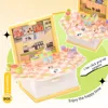 Cute 3D Folding Books Bomb Keyrings Durable Shoulder Bag Hanging Pendant For Key Handbag Decor 1