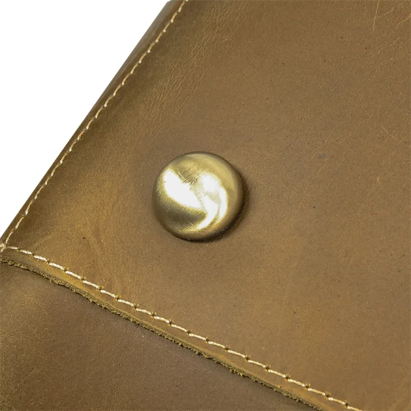 Brown Leather Duffle Bag For Men