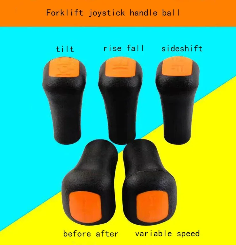 5PCS/Set Forklift Tilt Joystick Handball Forklift Lift/Lift Handle Head Shift Ball HandleSilk Tooth M10*1.5