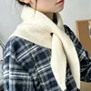 High-end Solid Color Triangular Shawl Women Korean Version Fashion Neck Protector Autumn Versatile Knitted Small Scarf 4