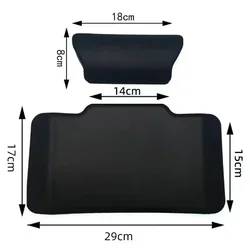 Motorcycle Top Case Comfort Backrest Pad - Universal Rear Trunk Cushion Accessory (Black Big)