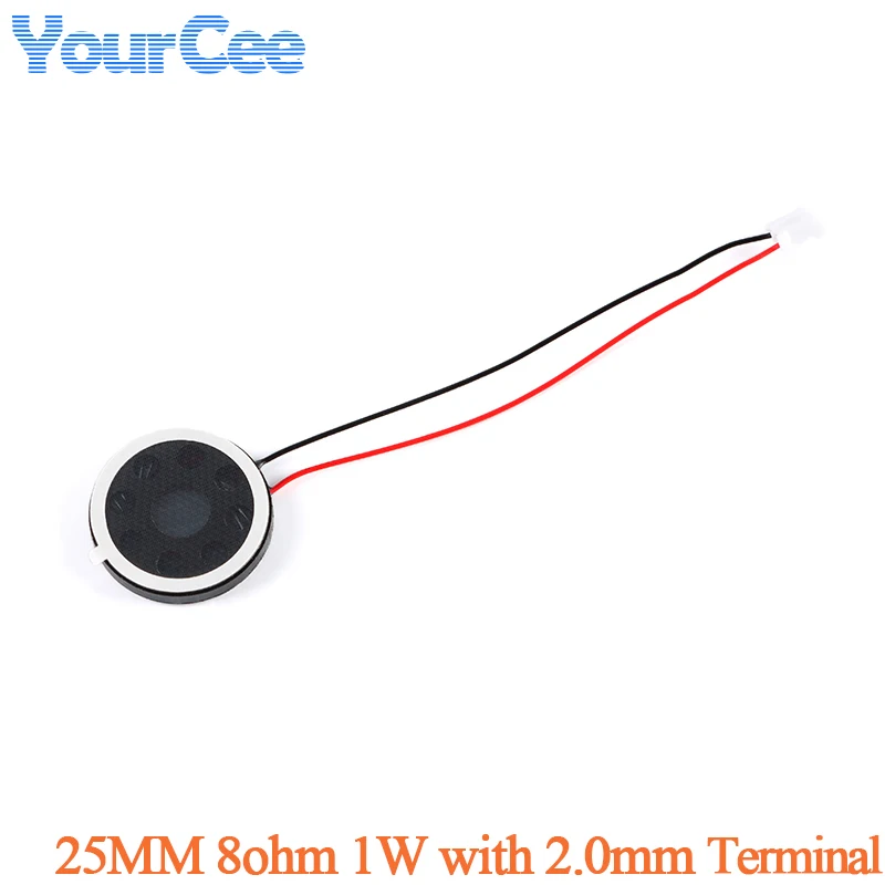 2 Altoparlanti Audio da 8 Ohm 1W (10mm/13mm/15mm/16mm/18mm/20mm/23mm/25mm/26mm) per Tablet, Telefono, Computer - Tromba/Clacson - immagine 6