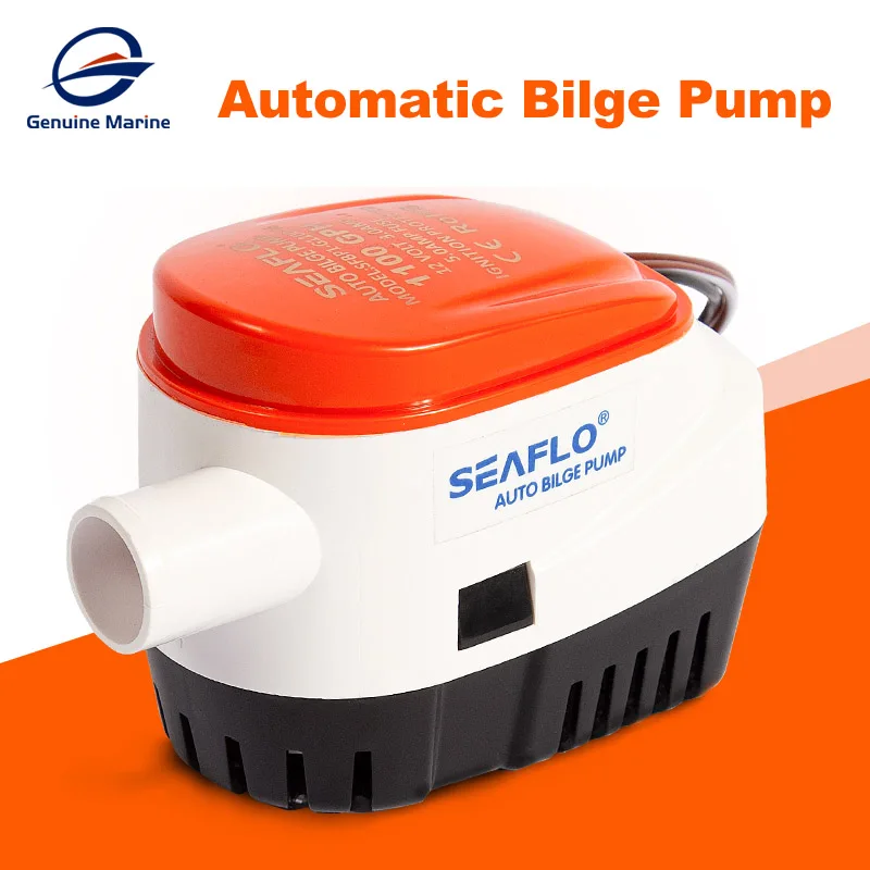 750GPH 24V Automatic Bilge Pump Electric Boat Marine Water Pump With Float Switch Submersible For Yacht Boat Motor Seaplane Pump 1pc water pump 12v automatic boat bilge pump electric 1100gph boat accessories marine 12 volt submersible seaplane houseboat