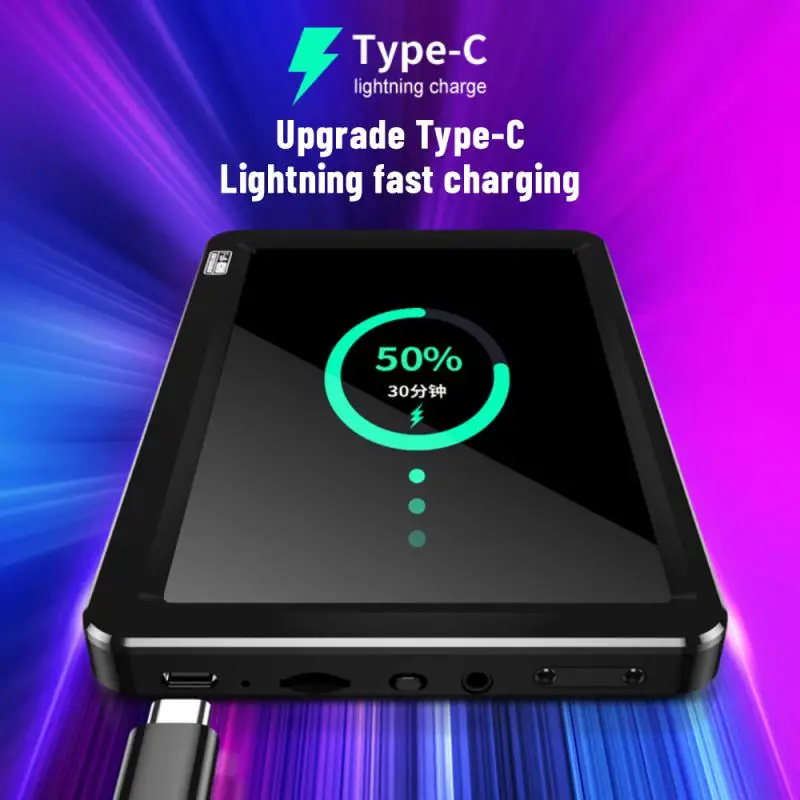 MP4 Player Bluetooth 7.0 Full Touch Screen FM Recorder Browser E-book Recording Walkman HiFi Sound Music