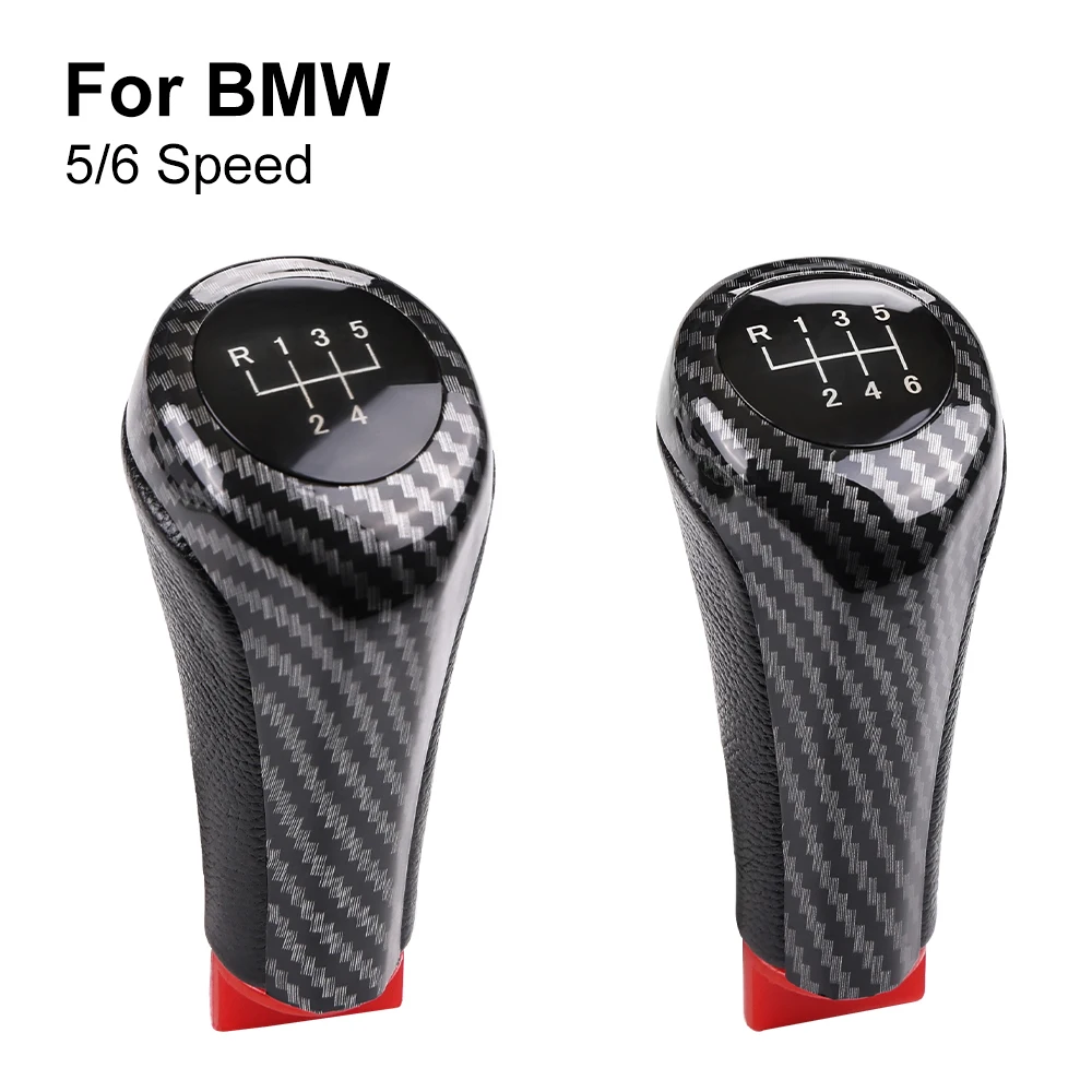 Luxury Leather Gear Stick Shift Knob - 5/6 Speed