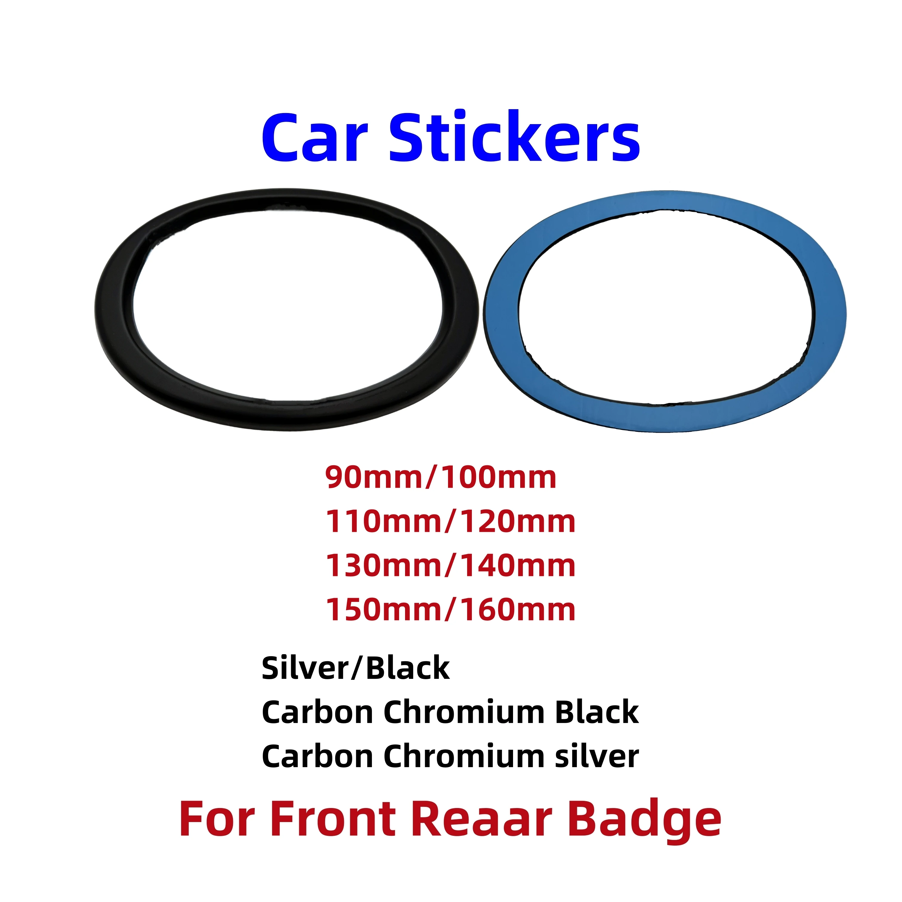

ABS Car Front Grille Hood Bonnet Emblem Logo Rear Trunk Badge Sticker For Yaris Cross Auris Hilux Aygo CHR Prius Accessories,1pc