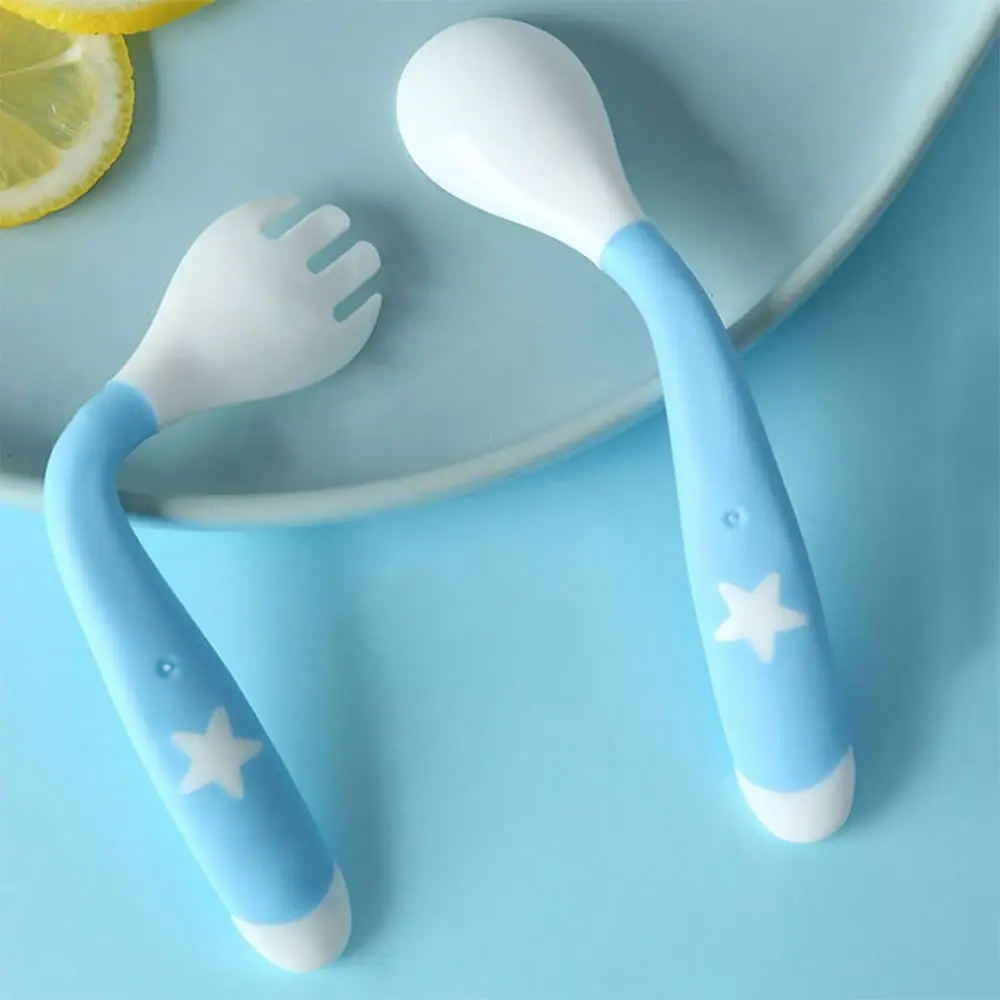 electric breast pump Baby Feeding Spoon and Forks Silicone Tableware for Kids Bendable Cutlery Set Infant Learning Spoon Utensils Solid Feeding Kit baby dropper dispenser Feeding