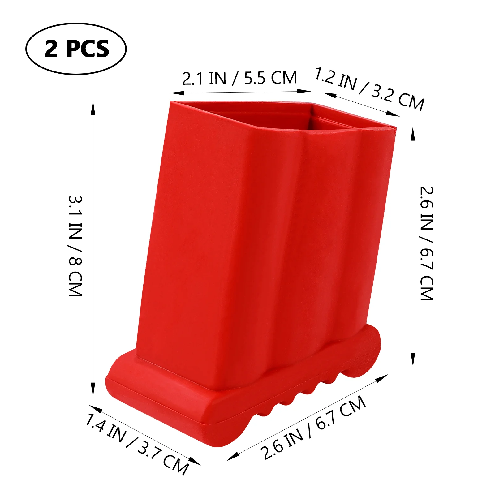 Ladder Feet Rubber Pads Foot Pads Cushion Cover Anti-slip Ladder Feet Covers Feet Protectors