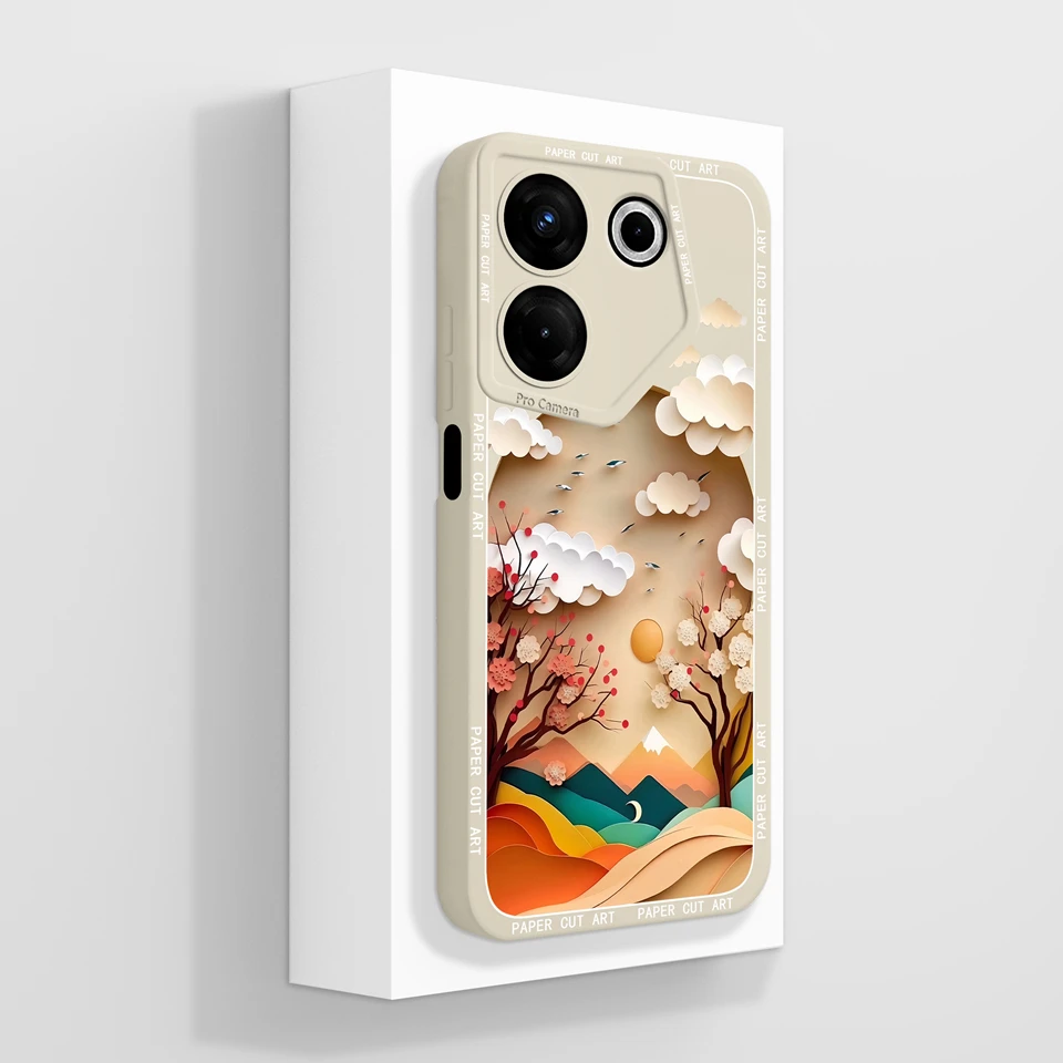 Butterfly Mountain Liquid Simplicity Phone Case