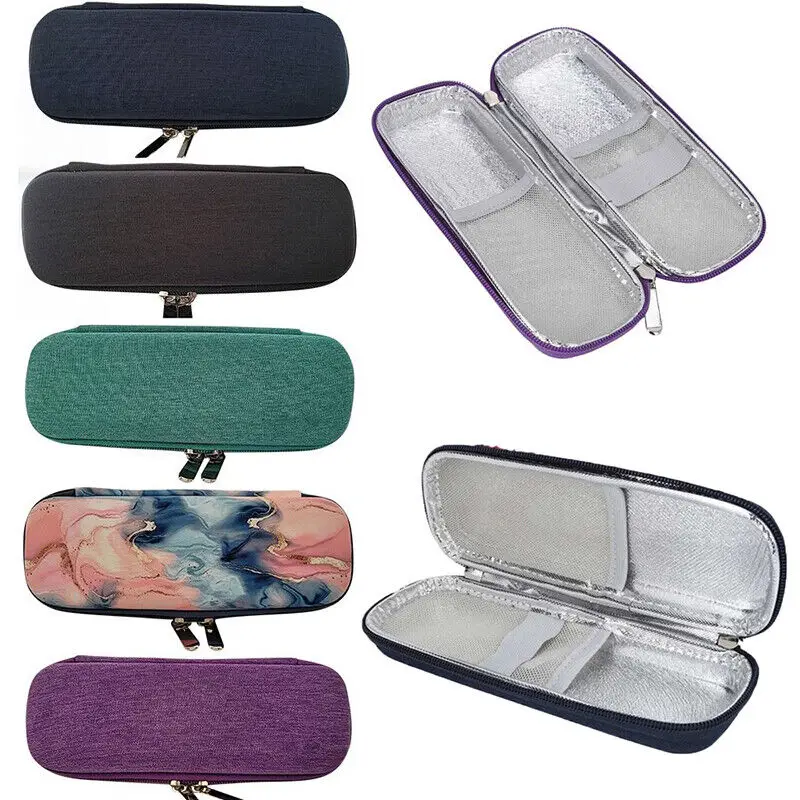 Diabetiker Insulin Kühl beutel Taschen pillen schutz ohne Gel kühler Isolation beutel Medicla Kit Organizer wasserdicht Oxford – Detail 3