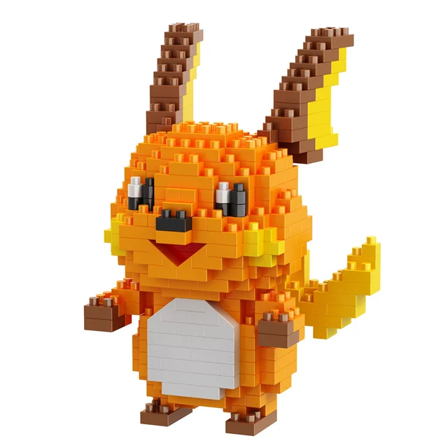 Baokemeng-Pikachu Figuras de Ação, Blocos de Construção, Tijolo