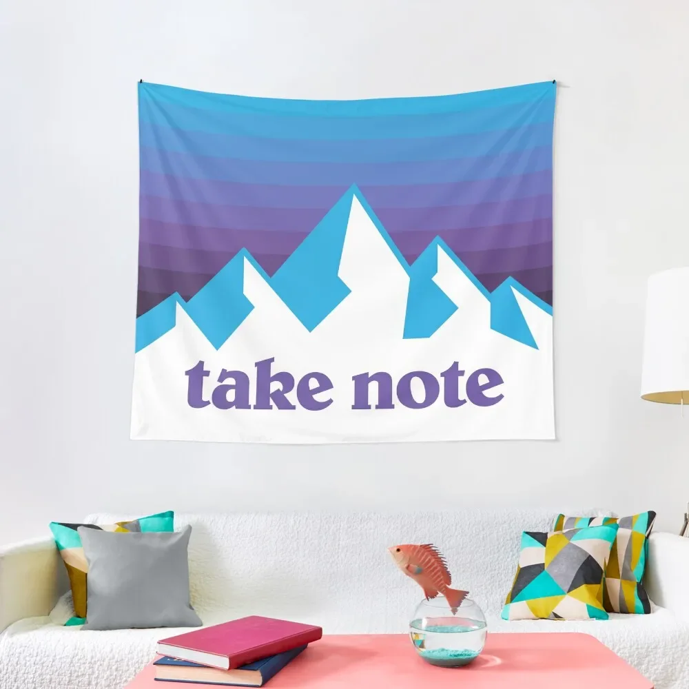 

Take Note mountains 90s Tapestry Bed Room Decoration Nordic Home Decor Tapestry