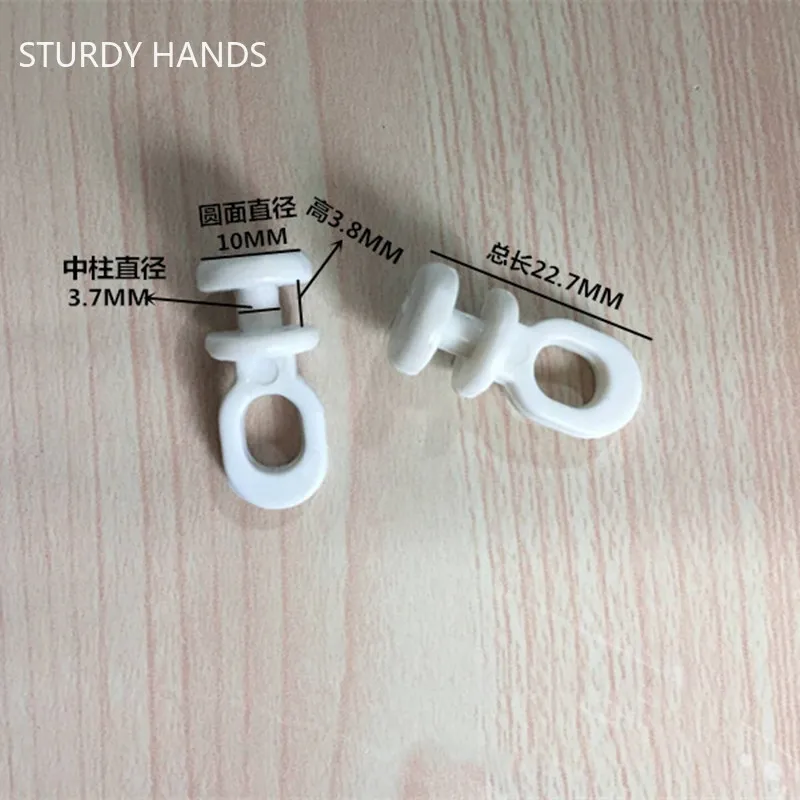 Curtain Gliding Hook Curtain Hooks 50pcs/pack Home Plastic Sash Curtain