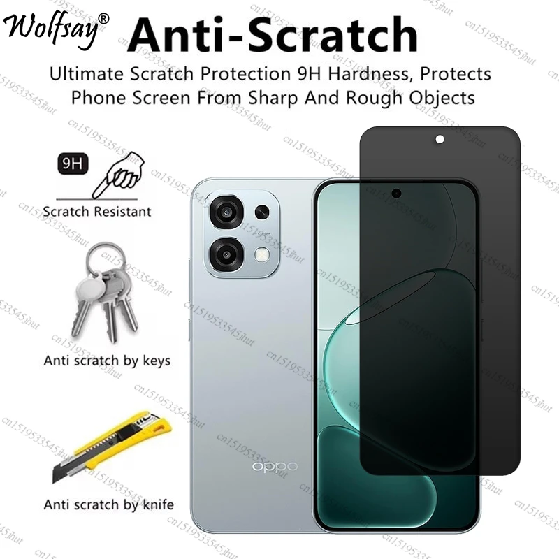 Premium Anti-Spy Tempered Glass Privacy Screen Protector - 6.57 Inch