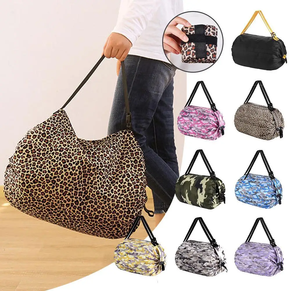 

Large Capacity Shopping Bag Eco-Friendly Reusable Portable One Shoulder Handbag For Travel Grocery Multipurpose Storage Bag