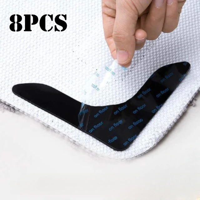 Non-Slip Rug Gripper Pad Reusable Rug Pads Rug Tape Stickers Washable Area  Rug Pad Carpet Tape Corner Side Gripper Carpet Grip - AliExpress